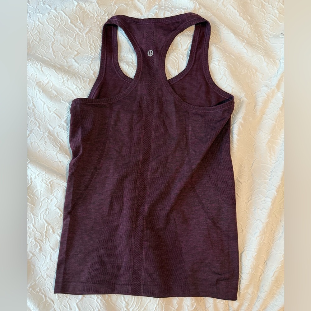 Lululemon Purple Run Swiftly Racerback Tank Top